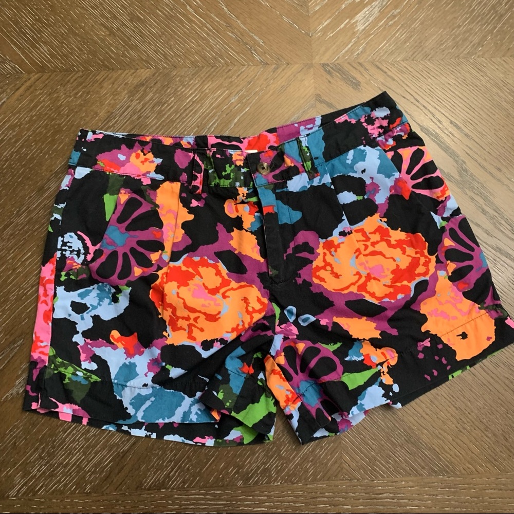 Thakoon multicolored floral cotton short 3”  Size 1